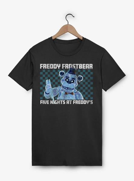 Five Nights At Freddy's Checkered Freddy Frostbear T-Shirt