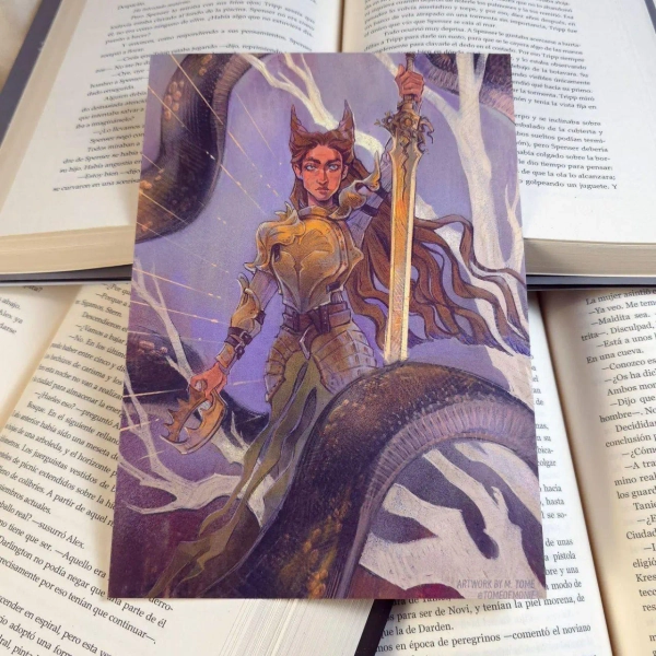 Jude Duarte — The Cruel Prince Fanart A5 Print | A5 Folk of the Air series art print — Female Knight Art - Height: 21 Centimeters