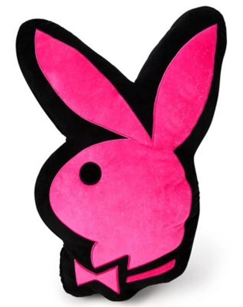 Playboy Pink Rabbit Head Pillow - Spencer's