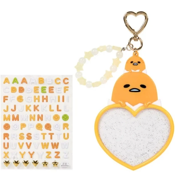 Sanrio Gudetama I Love Me Customizable Keychain