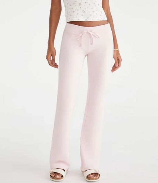Aeropostale Women's Cloud Soft Fit & Flare Cotton Sweatpants