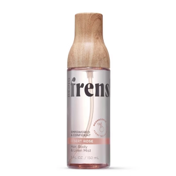 Being Frenshe Women's Hair, Body & Linen Mist Body Spray with Essential Oils - Desert Rose - 5 fl oz