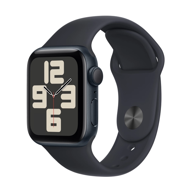 Refurbished Apple Watch SE GPS, 40mm Midnight Aluminum Case with S/M Midnight Sport Band