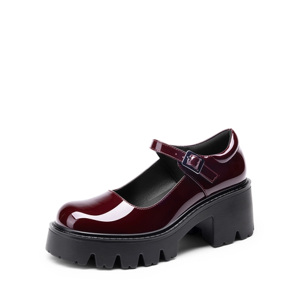 Chunky Platform Mary Jane Pumps