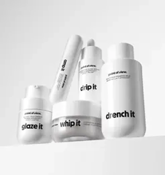 Dew It Bundle by Point of View: Ultimate Routine for Skin Repair, Hydration, and Glow Deep Treatment Set