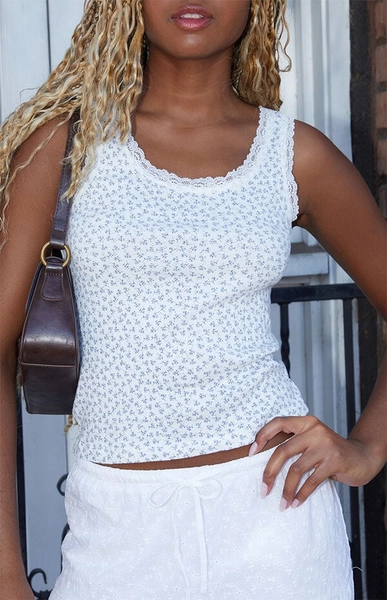 Floral Ala Lace Tank Top
