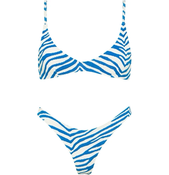 Triangl Maia Zebra Splash Bikini Set Top