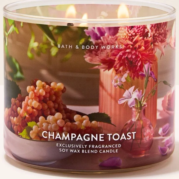 Bath & Body Works Champagne Toast 3-Wick Candle