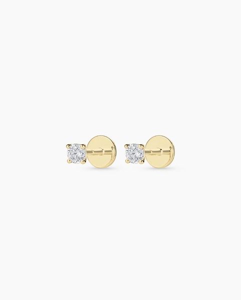 Lab Grown Diamond Solitaire Flat Back Studs – gorjana