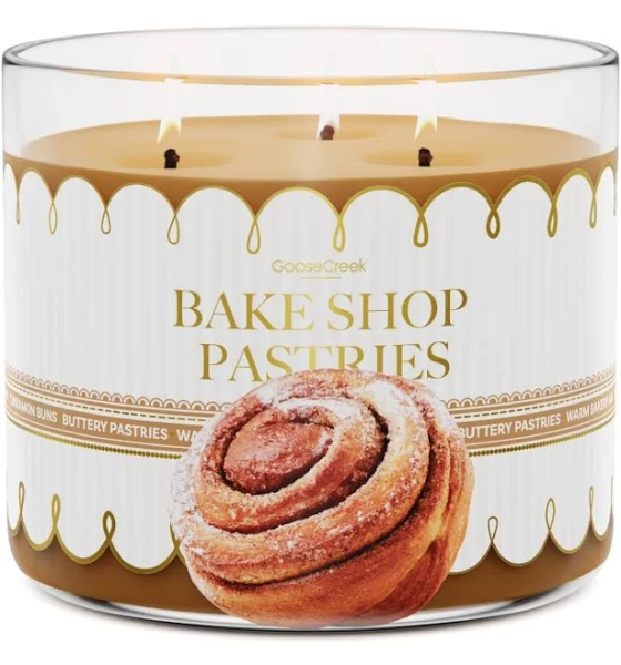 Bake Shop Pastries Large 3-Wick Scented Candle | Goose Creek Candle