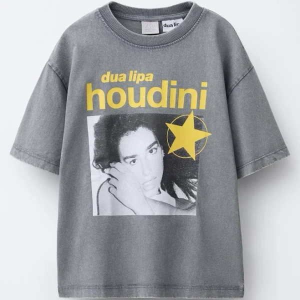 Zara Kids Dua Lipa Print T-Shirt