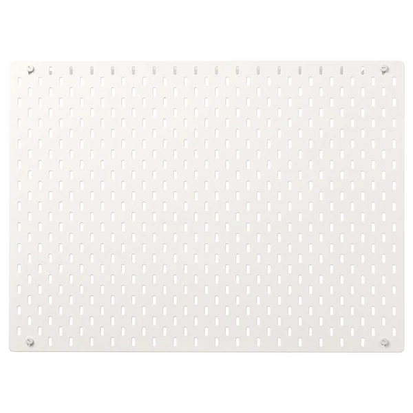 SKÅDIS Pegboard - white 76x56 cm