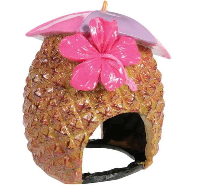 PetSmart Top Fin Pineapple Aquarium Ornament