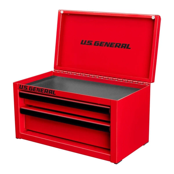 Mini Steel Toolbox, Red