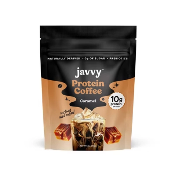 Javvy Caramel Protein Instant Coffee - 9oz