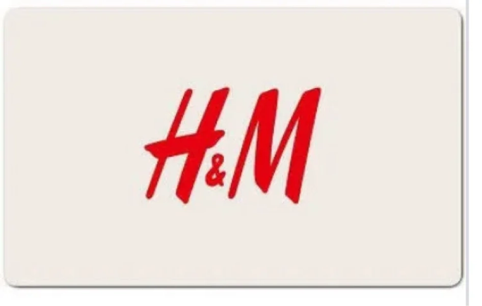 H and M gift card
