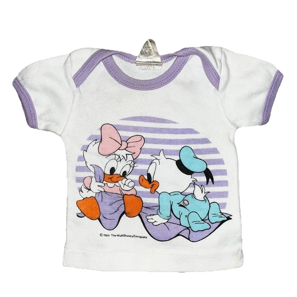 Vintage 80s Baby Disney Donald Duck 1984 Shirt 12-18 Months