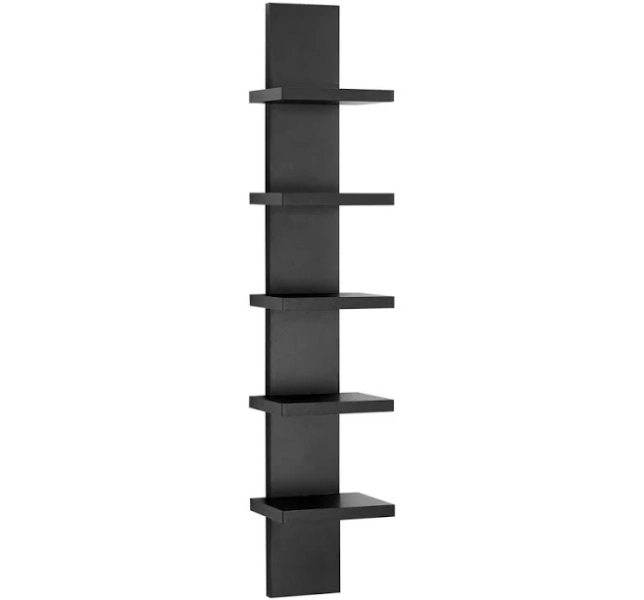 Ebern Designs Wyaconda 5 Tier Column Wall Shelf