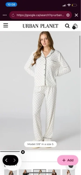 Soft Ribbed Button-Up Top & Pant Pajama Set