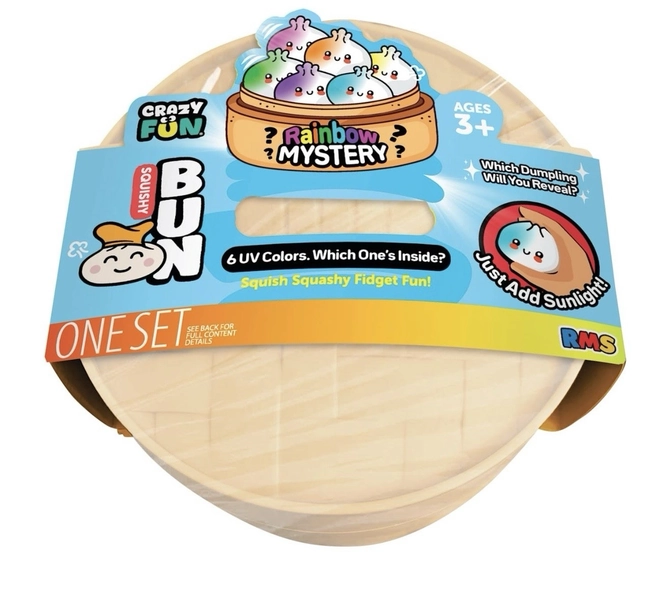 Squishy Bun Rainbow Mystery NEW UV  Dumpling Five Below New Sealed