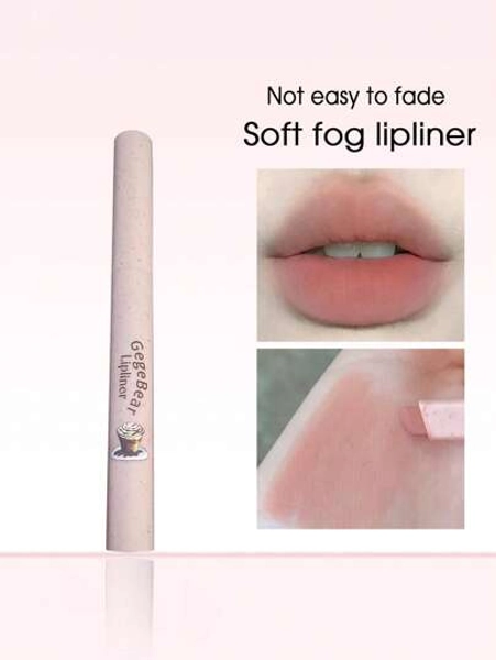Gege Bear Matte Lipliner, Long-lasting Non-fading Lipliner Pen