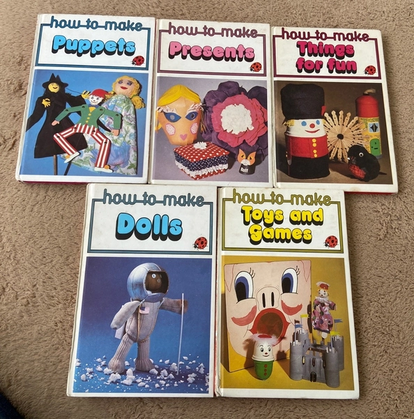 How to Make Puppets/ Dolls/Presents /Toys x5, Vintage Ladybird  Book, 