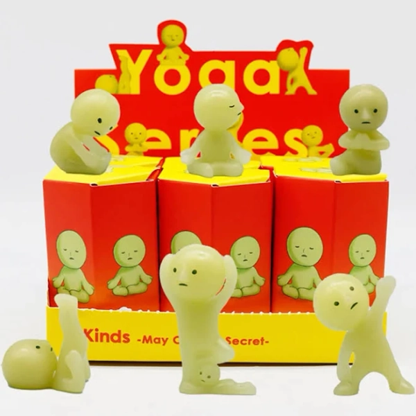 SMISKI lIVING Series Noctilucent Green Doll Action Figures Decoration Model Toy Fans Children Gifts