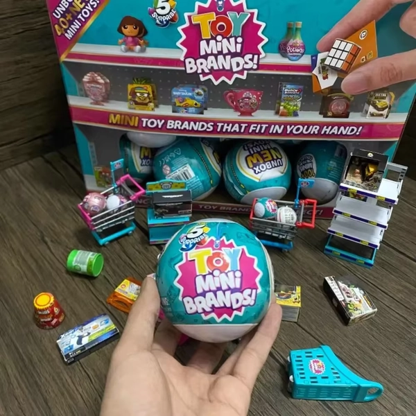 Zuru Mini Brands Toys 5 Surprise Mini Brands Toy Original Supermarket Miniature Toy  Miniature Toys Mystery Blind Box Series 1