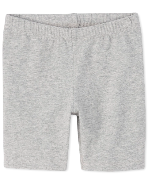 Baby And Toddler Girls Bike Shorts - H/T GREY