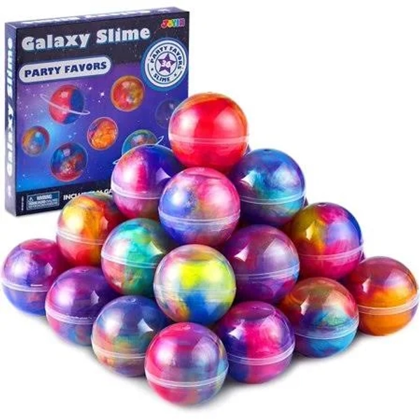 Valentines Slime Party Favors 36 Pack Galaxy Slime Ball