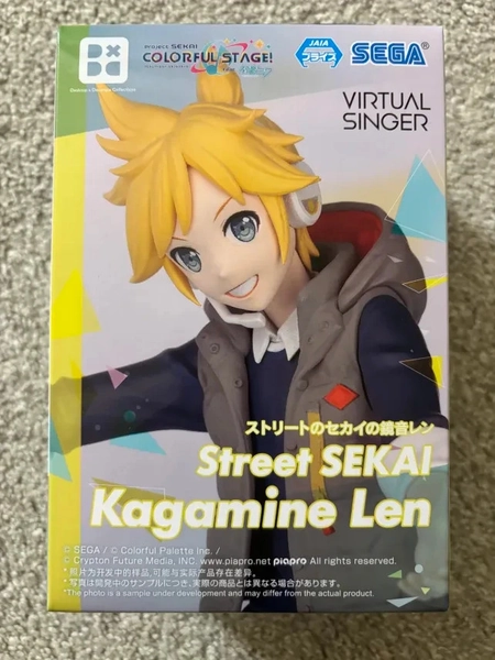 Kagamine Len Desktop x Decorate Figure Vocaloid Stage Sekai SEGA New US