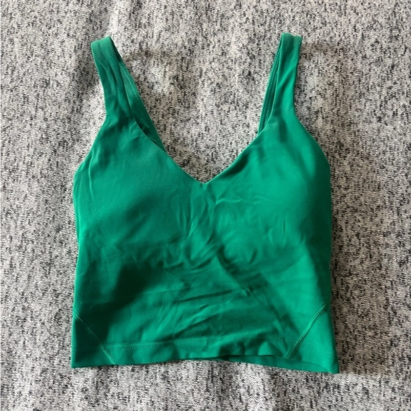 Lululemon Athletica Green Tank Top