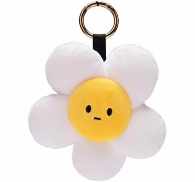 Kawaii Amai Sun Flower Plush Keychain