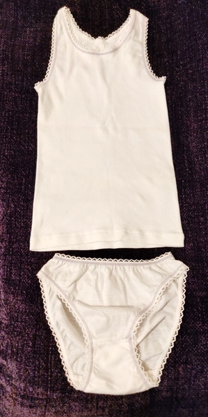 Set Of 1980's NEW Unused Underwear Baby Brief Pantie Underpants Top Vest 0-1 yr