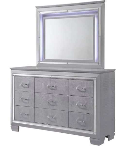 Ornate Home Lillian Silver Dresser