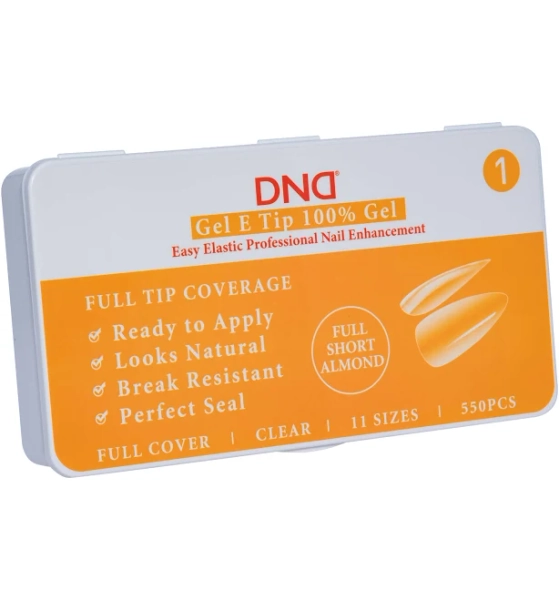 DND Gel Almond Short False Nails