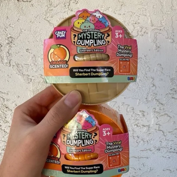 Five Below (2 Pack) Orange Sherbert Mystery Squishy - The Viral Mystery Dumpling! - New Toys & Collectibles