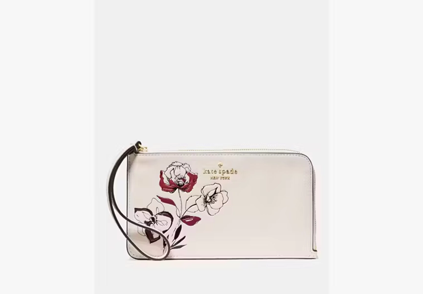 Lucy Floral Medium Wristlet