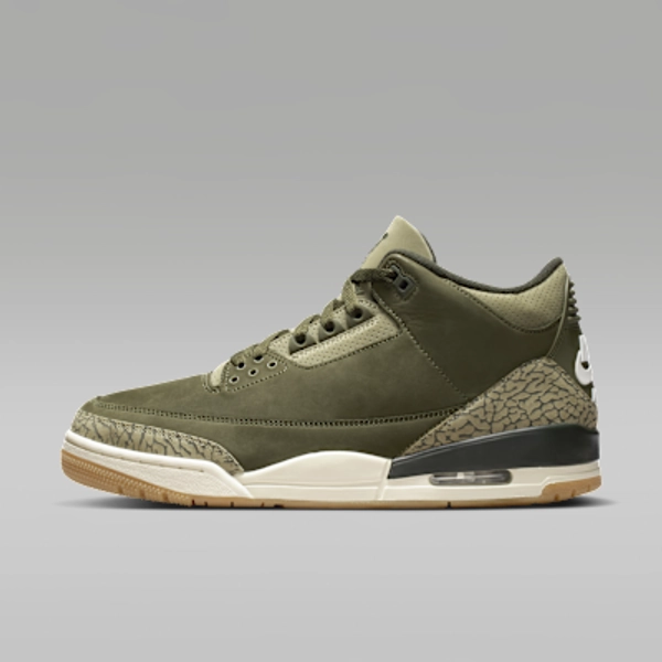 Air Jordan 3 Retro "Medium Olive" Men's Shoes