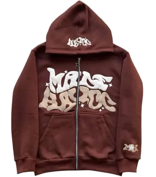 Y2K Custom Hoodie - Y2K Zone Chocolate / L