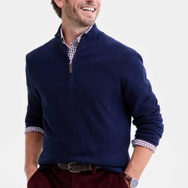 Club Room Men's Quarter-Zip Sweater