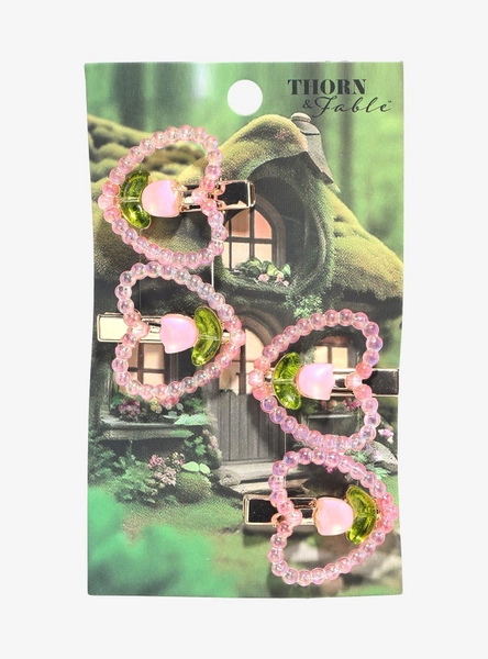 Thorn & Fable Heart Tulip Hair Clip Set