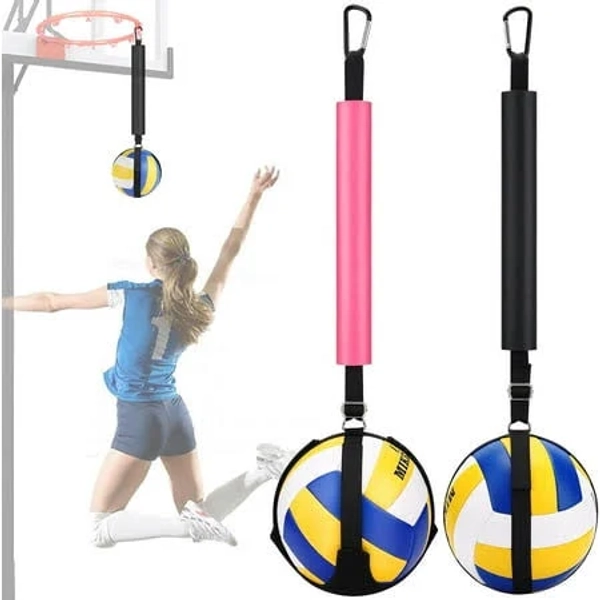 Volleyball Spike Trainer, Volleyball Spiking Pal for Basketball Hoop, Volleyball Training Aids Volleyball Spike Training System Improves Serving,