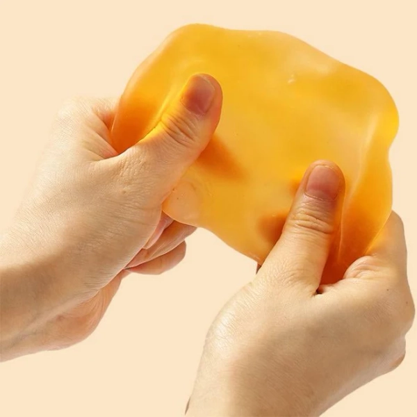 FUFUSQUISHY Frosted Orange Juice Stress Ball