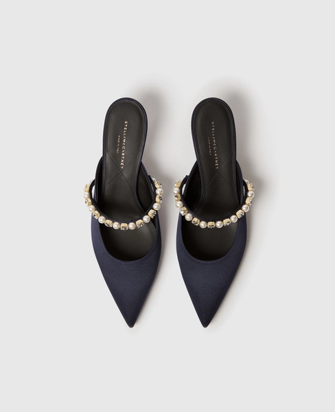 Petits talons ornes de perles Elsa