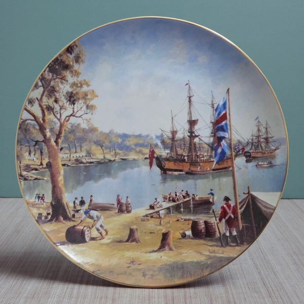 1987 (1988) SHIPS of the First FLEET * SYDNEY Cove * Vintage Bicentennial Collectors Plate * Ten Firing Days Only! - Etsy Australia