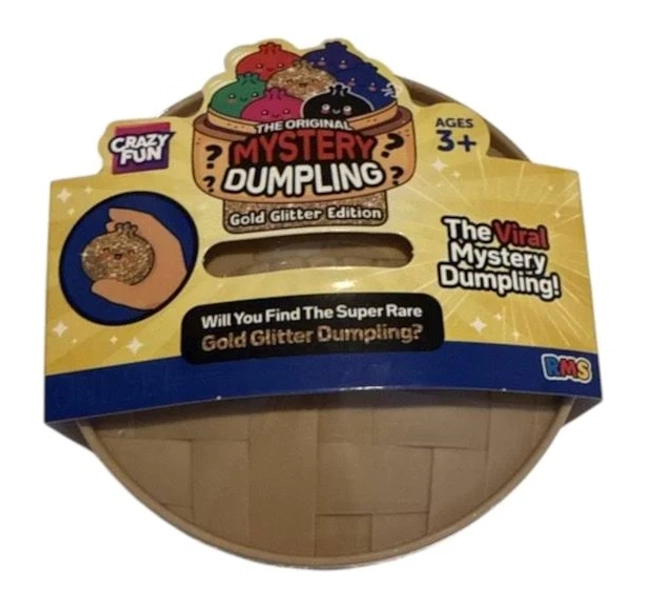 RMS Squishy Dumpling Gold Glitter Mystery