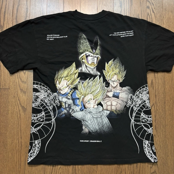 Darc Sport Dragon Ball Z Shirt RARE 1/1000 Black Goku Vegeta - Mens Medium Tee
