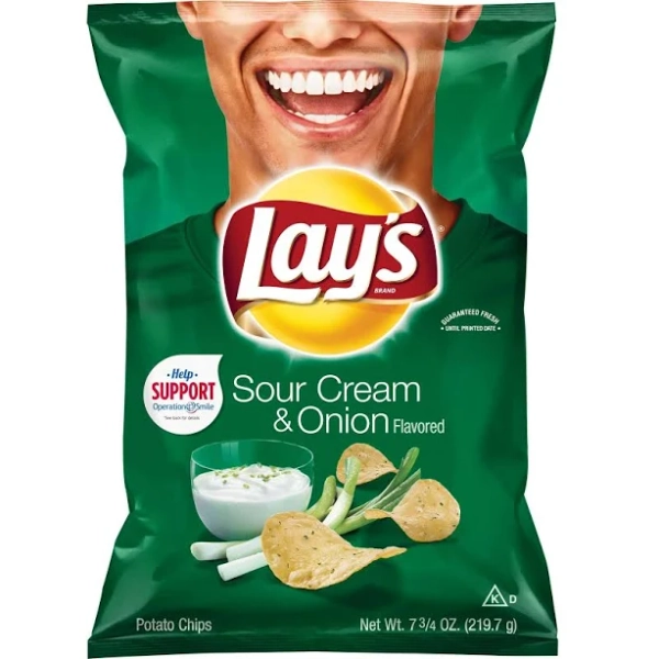 Lay's Sour Cream Onion Potato Chips