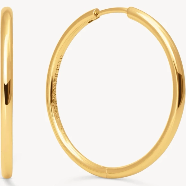 Hillberg & Berk H&B Medium Hoop Earrings